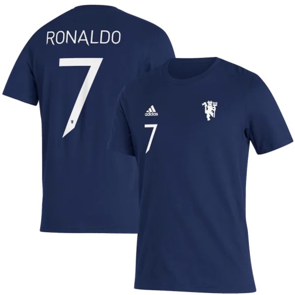 Adidas Cristiano Ronaldo Manchester United Name and Number Tee (XL)